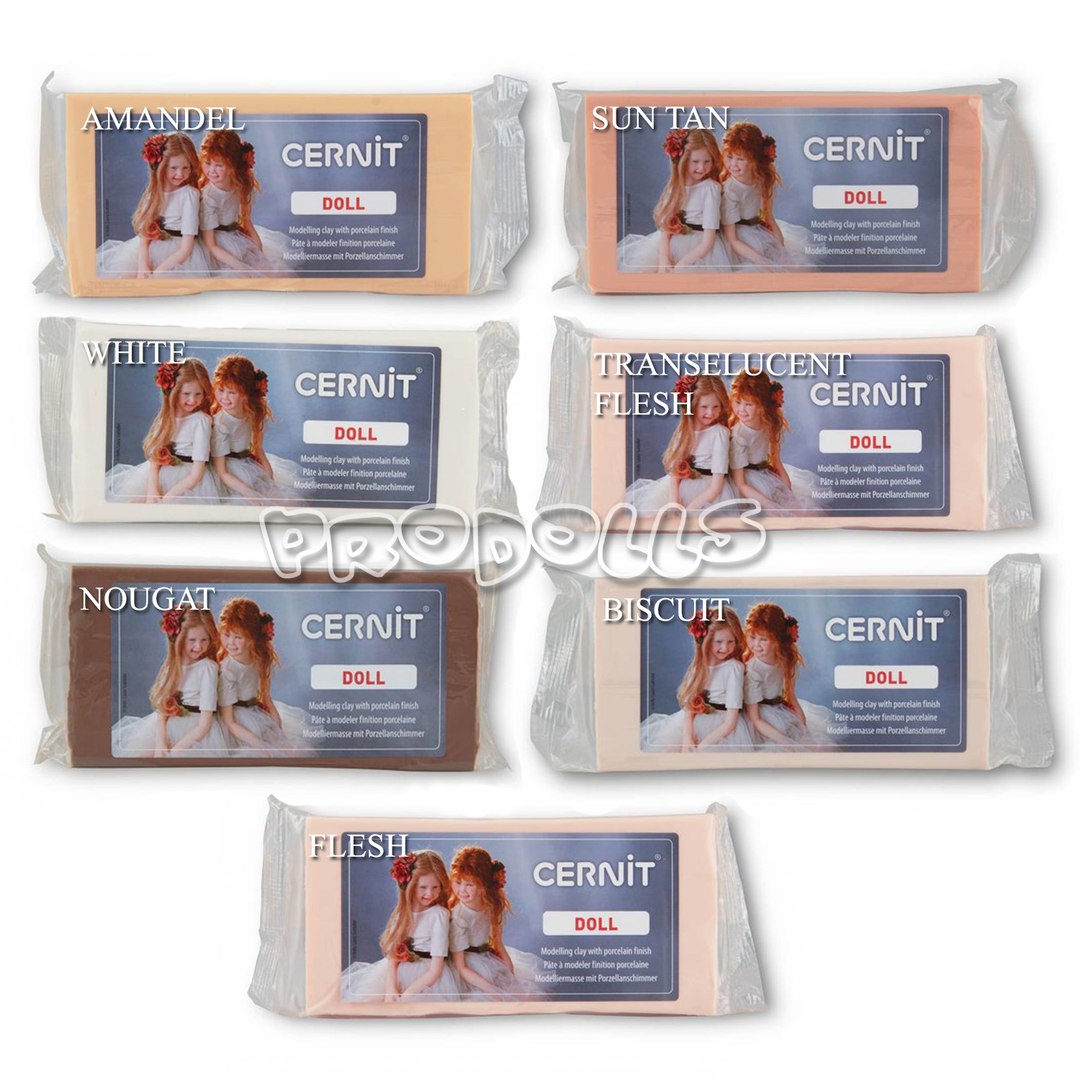 Cernit TRANSLUCENT White Polymer Clay 500g 