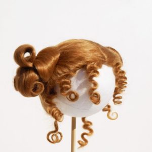 periwig for doll red-blond