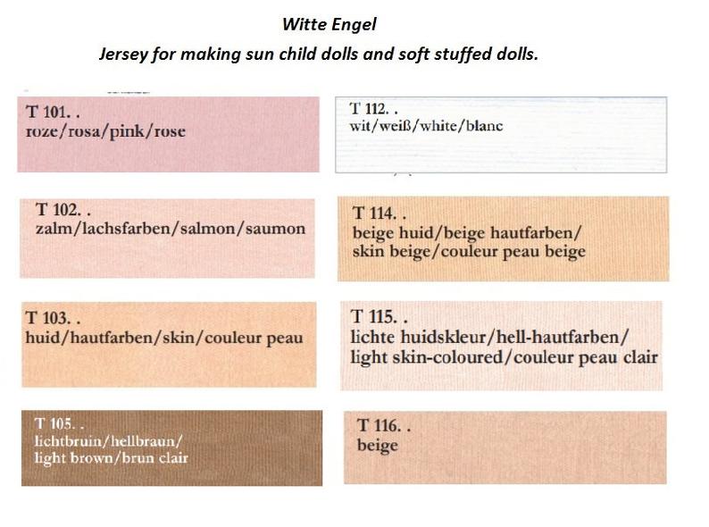 de witte engel doll jersey