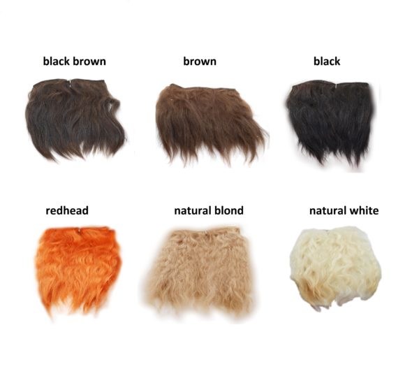 Mohair wefts. Hair for dolls. - Image 2