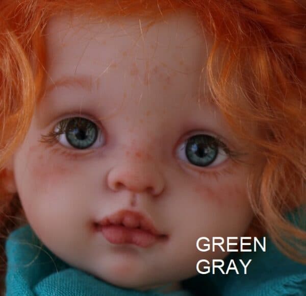 eyes for dolls green gray
