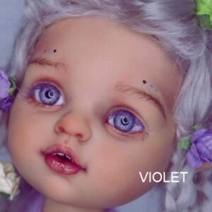 eyes for dolls violet color