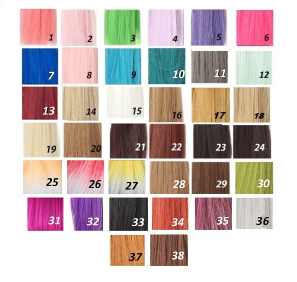hair synthetic for dolls